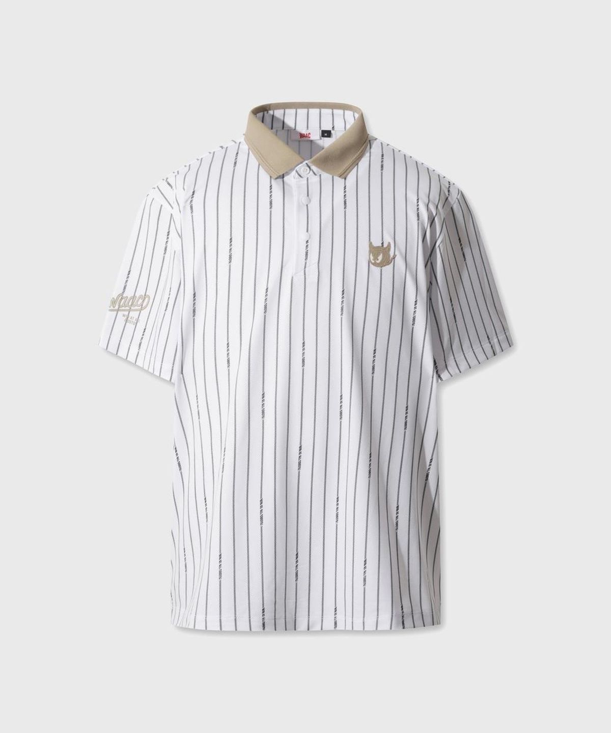 왁(WAAC) WAACKY Stripe Print Polo WMTCM26501WHX
