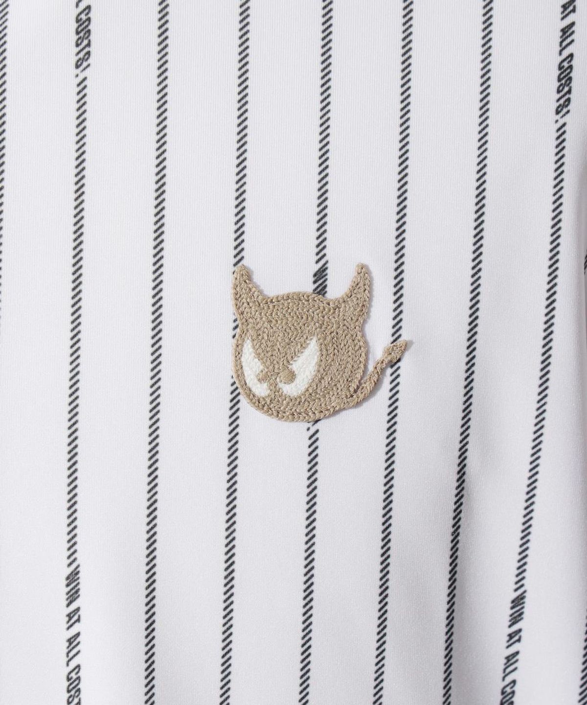왁(WAAC) WAACKY Stripe Print Polo WMTCM26501WHX