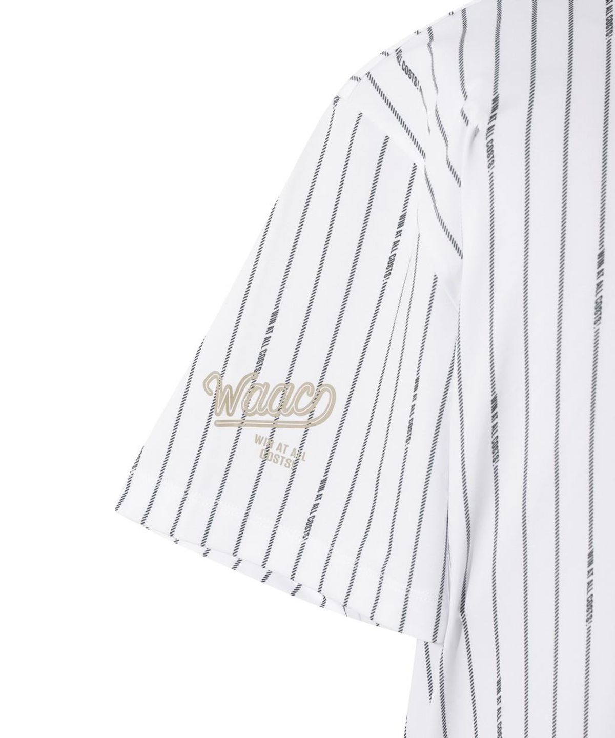 왁(WAAC) WAACKY Stripe Print Polo WMTCM26501WHX