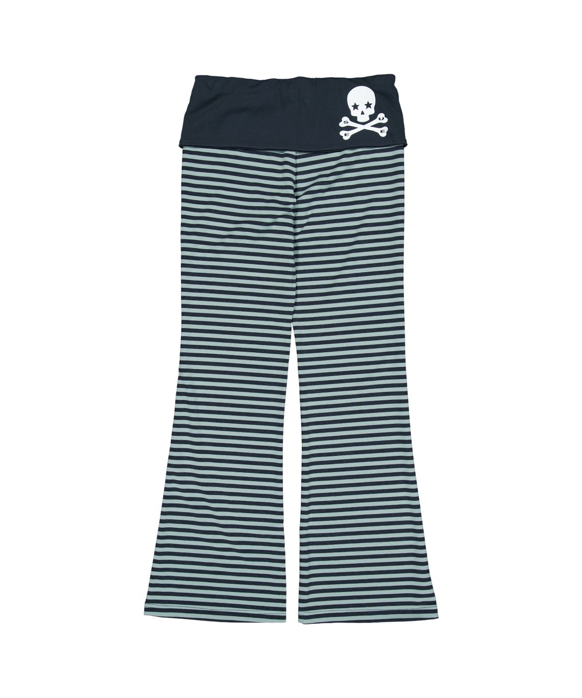 셋업이엑스이(SETUP-EXE) SKULL LOGO STRIPE FLARE PANTS / MINT