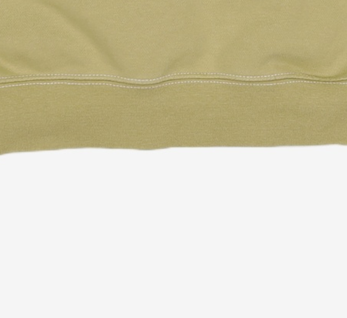 마리떼 프랑소와 저버(MARITHÉ + FRANҪOIS GIRBAUD) W FUZZY LOGO CROP SWEATSHIRT light olive M