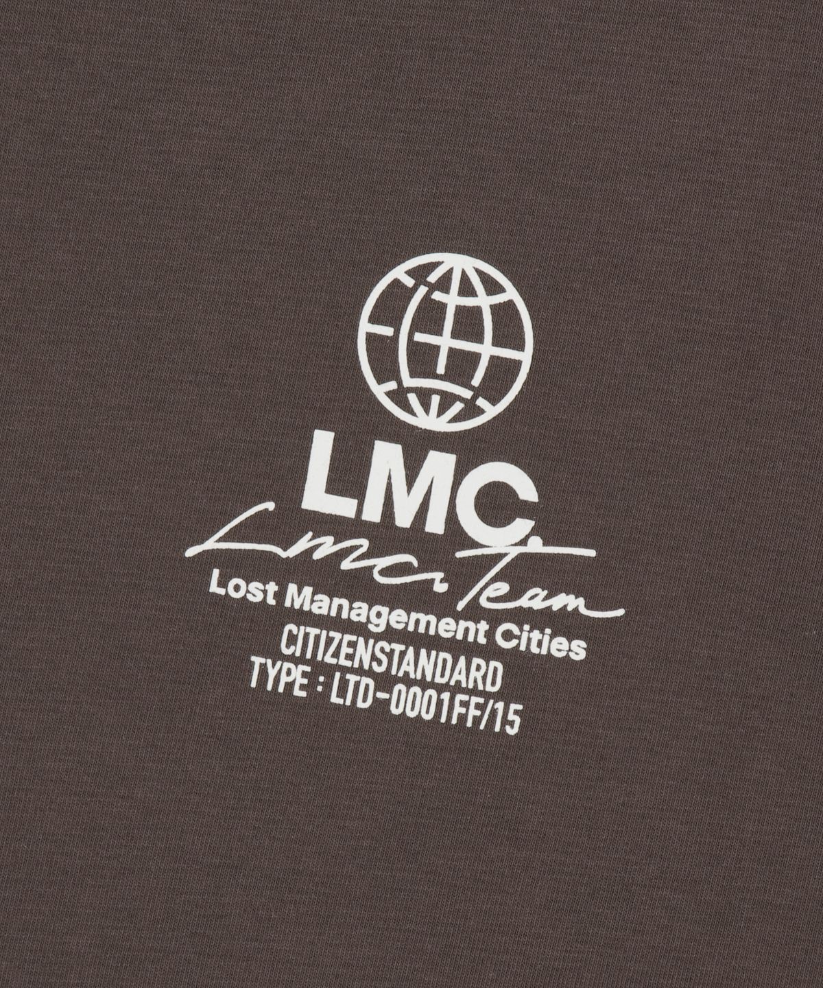 엘엠씨(LMC) SIGNATURE COMBO LONG SLV TEE brown