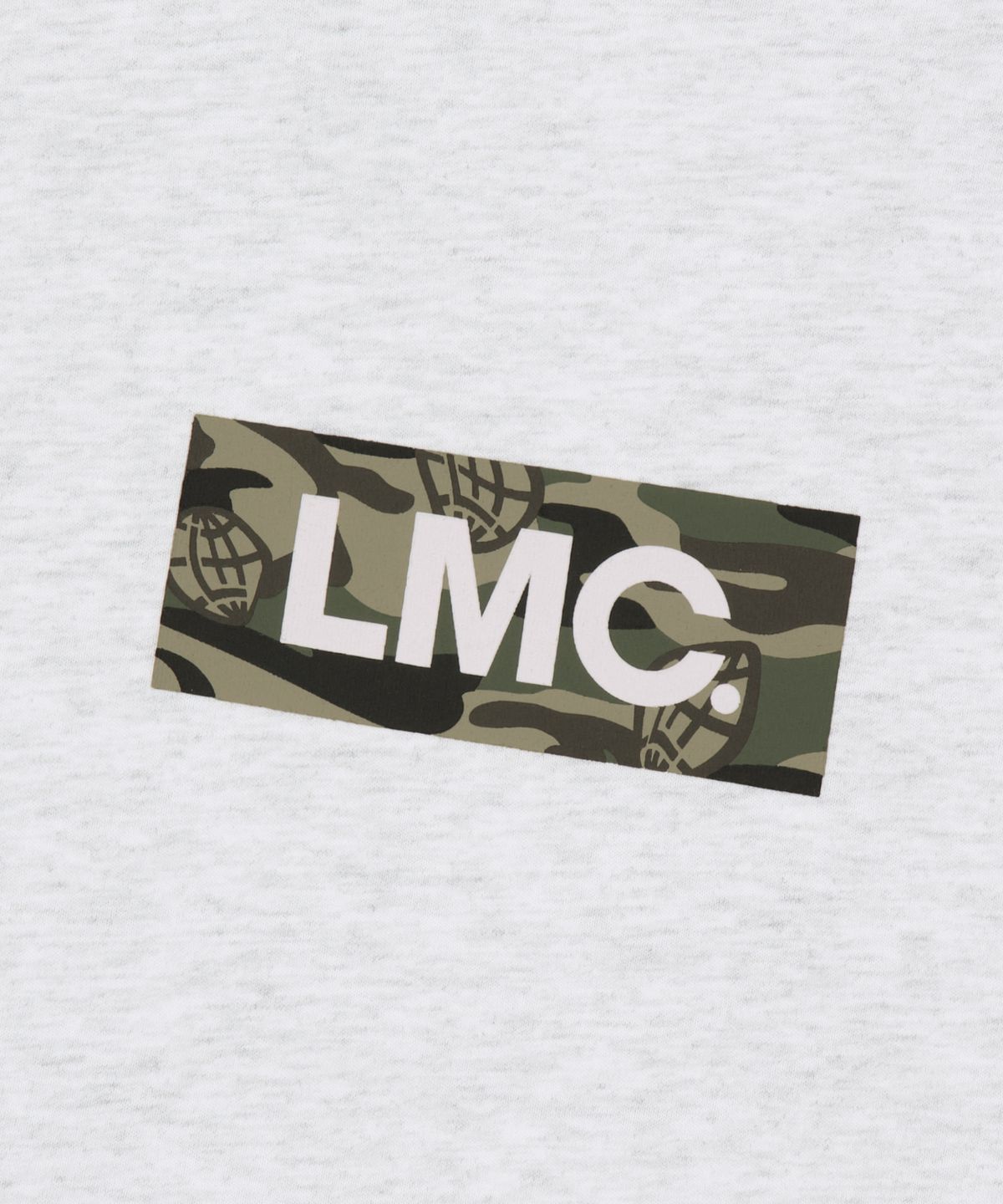 엘엠씨(LMC) OG BOX LOGO LONG SLV TEE light heather gray