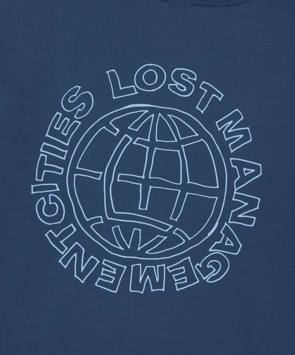 엘엠씨(LMC) DOODLE GLOBE LONG SLV TEE vintage blue