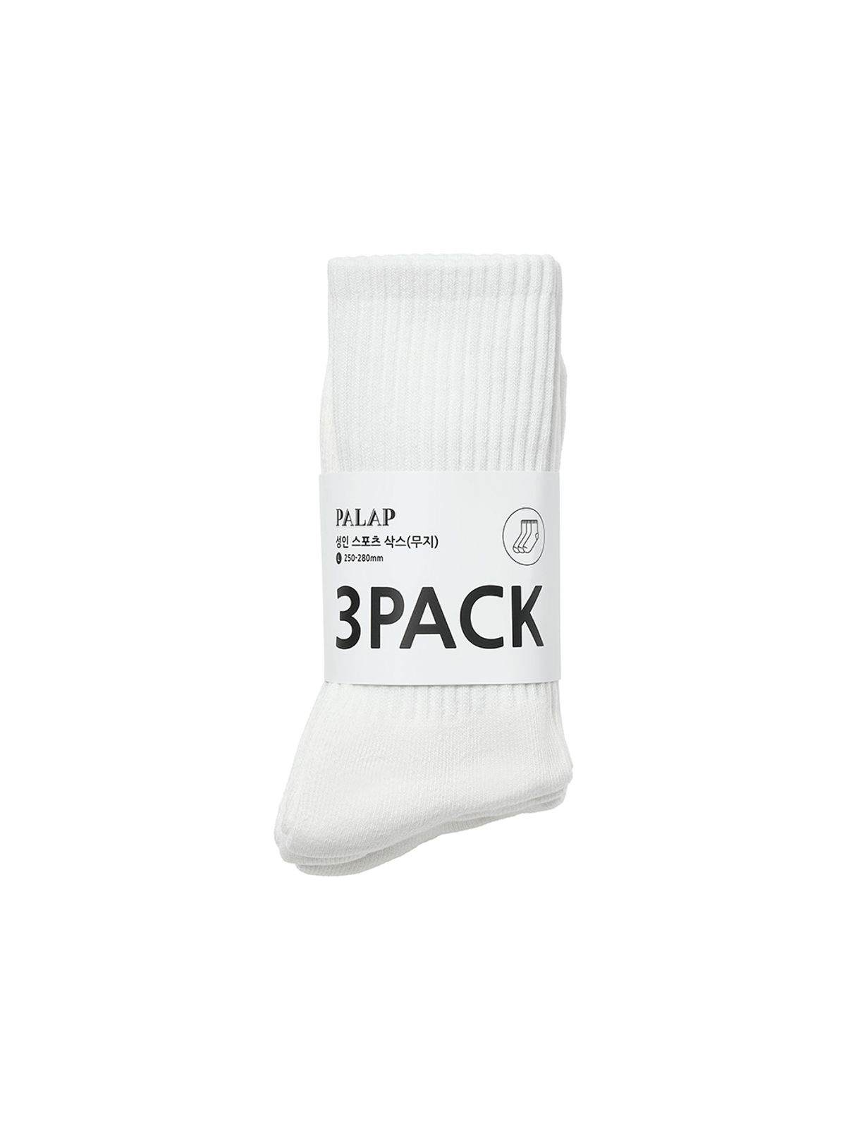 팔랩(PALAP) [3PACK] 남여공용 베이직 쿠셔닝 스포츠 삭스_PLZ99AY004
