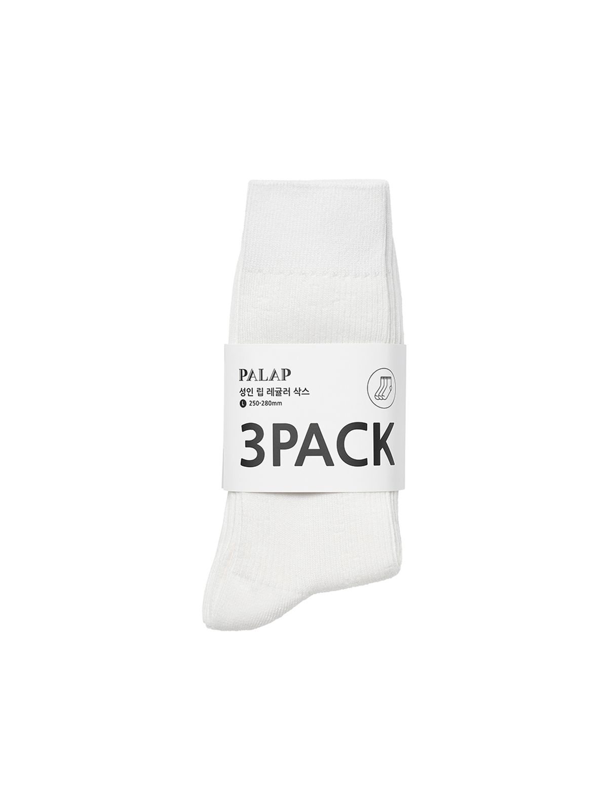 팔랩(PALAP) [3PACK] 남여공용 립 레귤러 삭스_PLZ99AY001