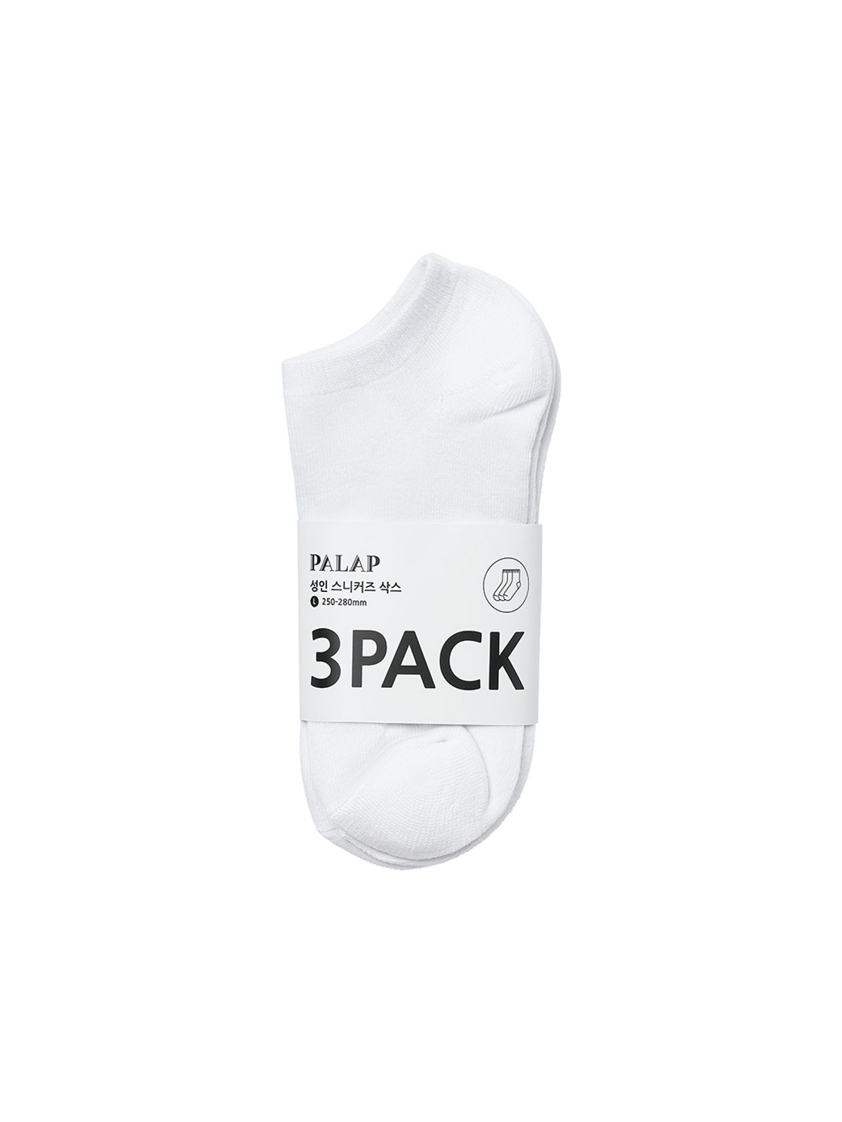 팔랩(PALAP) [3PACK] 남여공용 스니커즈 삭스_PLZ99AY005
