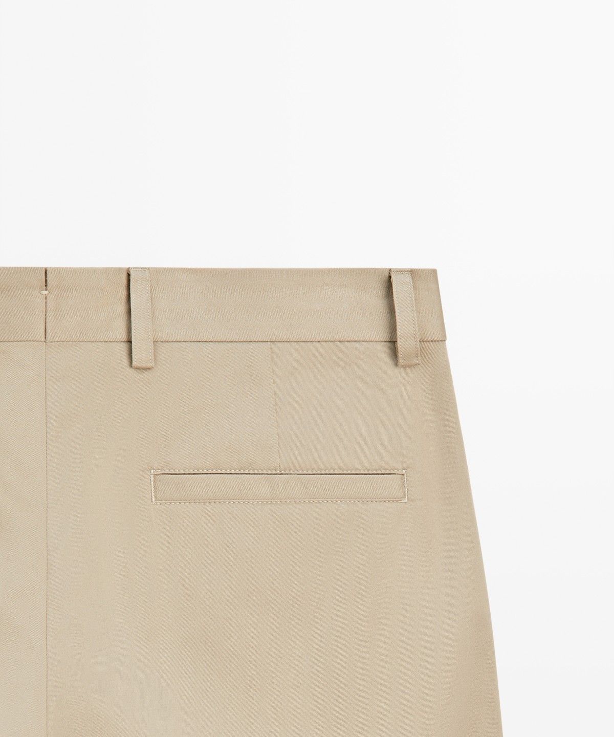마시모두띠(MASSIMO DUTTI) 100% 코튼 와이드 핏 팬츠