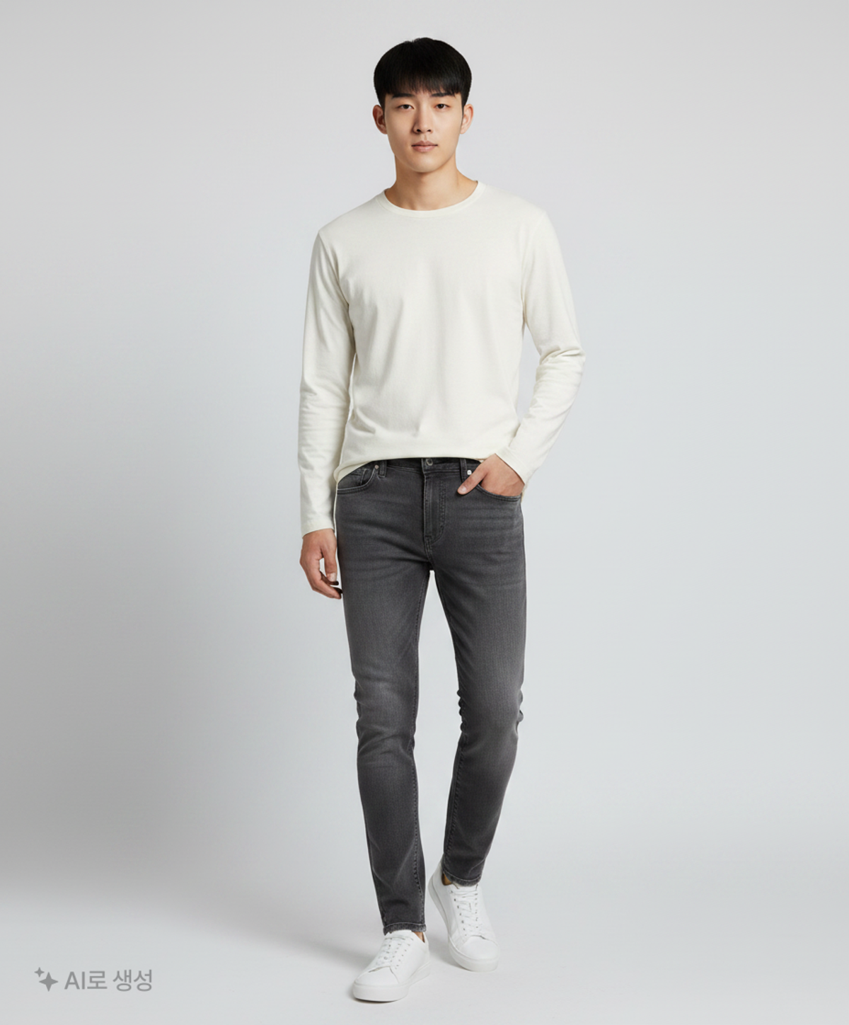 무신사 스탠다드(MUSINSA STANDARD) 긴소매 티셔츠 L