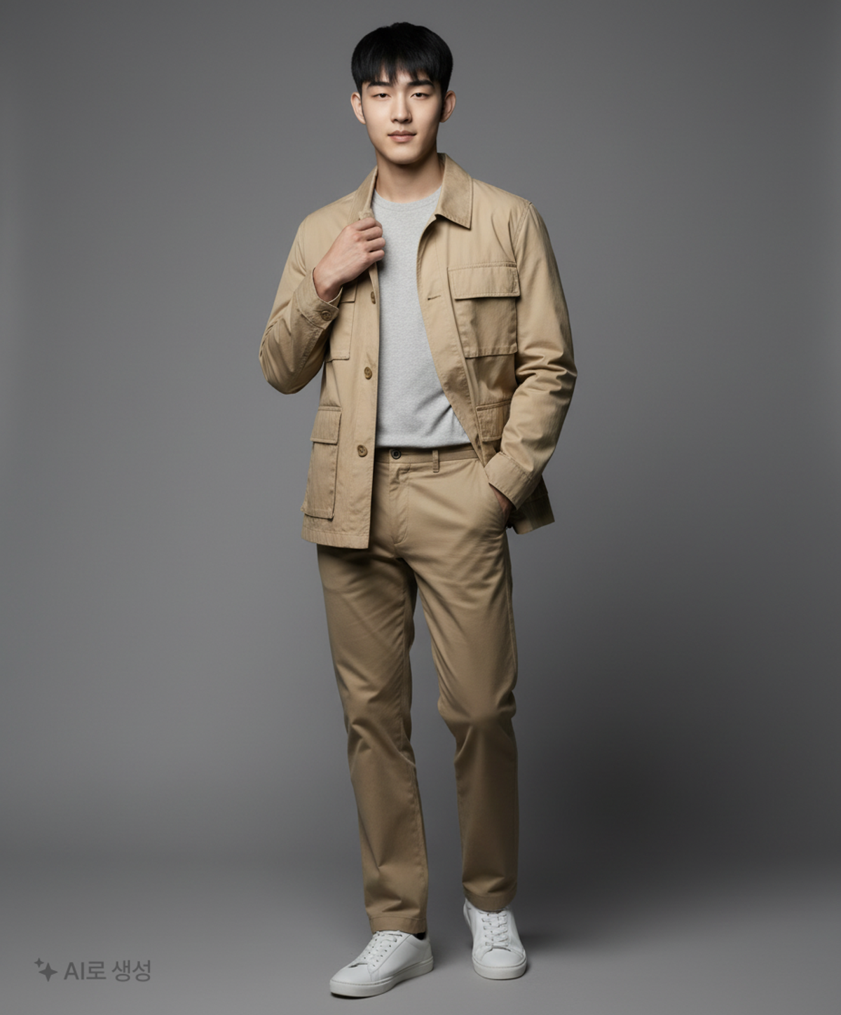 무신사 스탠다드(MUSINSA STANDARD) BDU 재킷 [베이지] XL