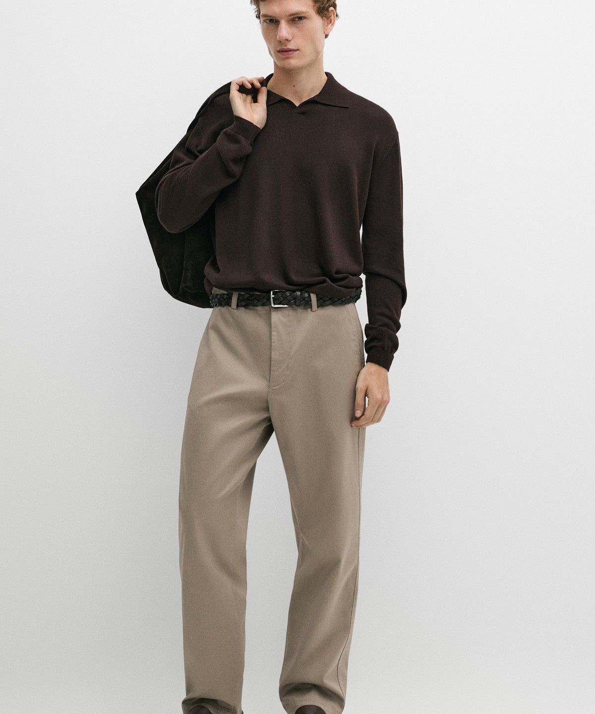 마시모두띠(MASSIMO DUTTI) 폴로넥 니트 스웨터