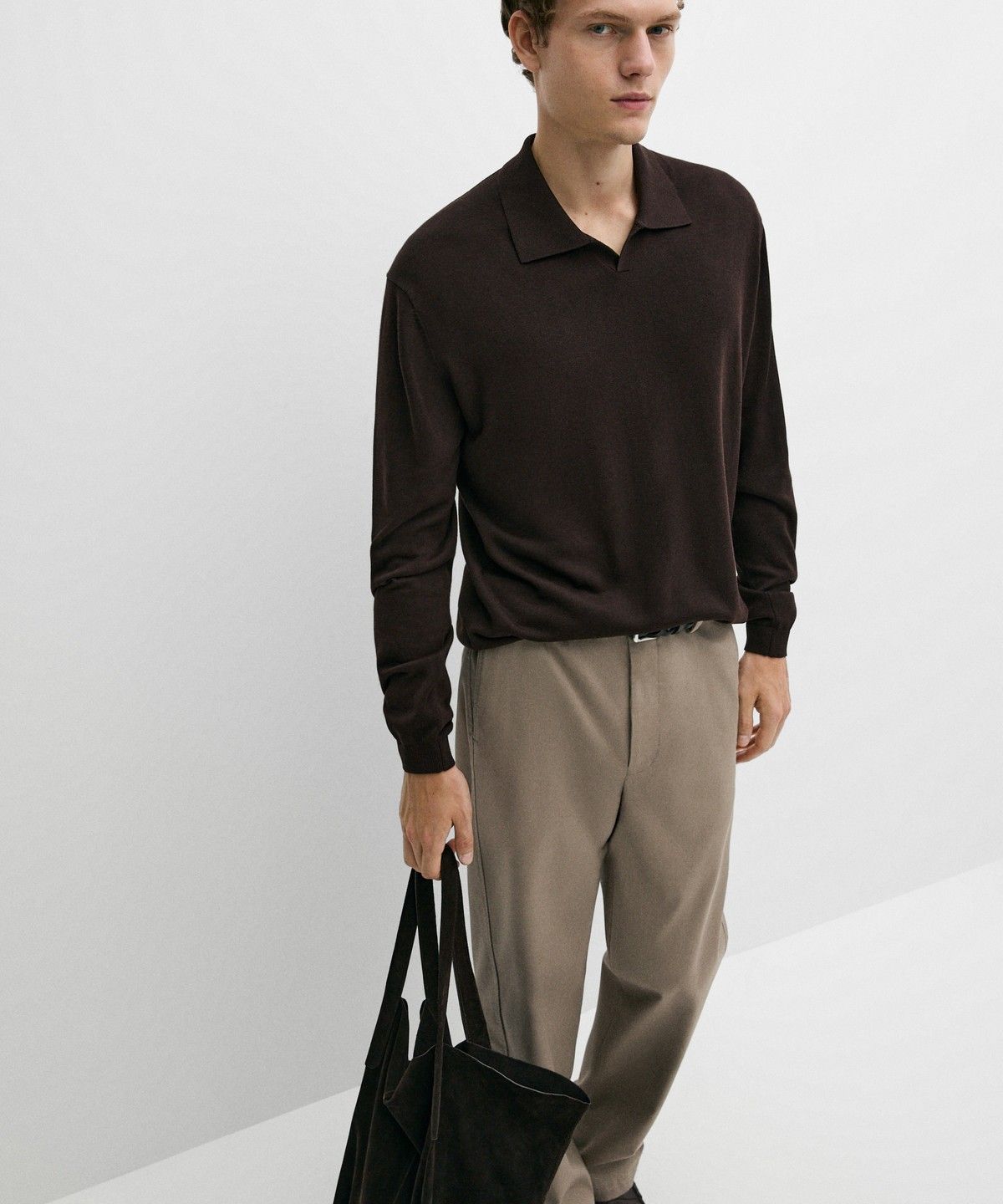 마시모두띠(MASSIMO DUTTI) 폴로넥 니트 스웨터