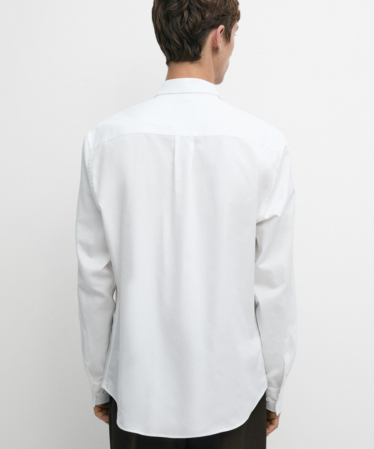 마시모두띠(MASSIMO DUTTI) 100% 코튼 레귤러 핏 셔츠
