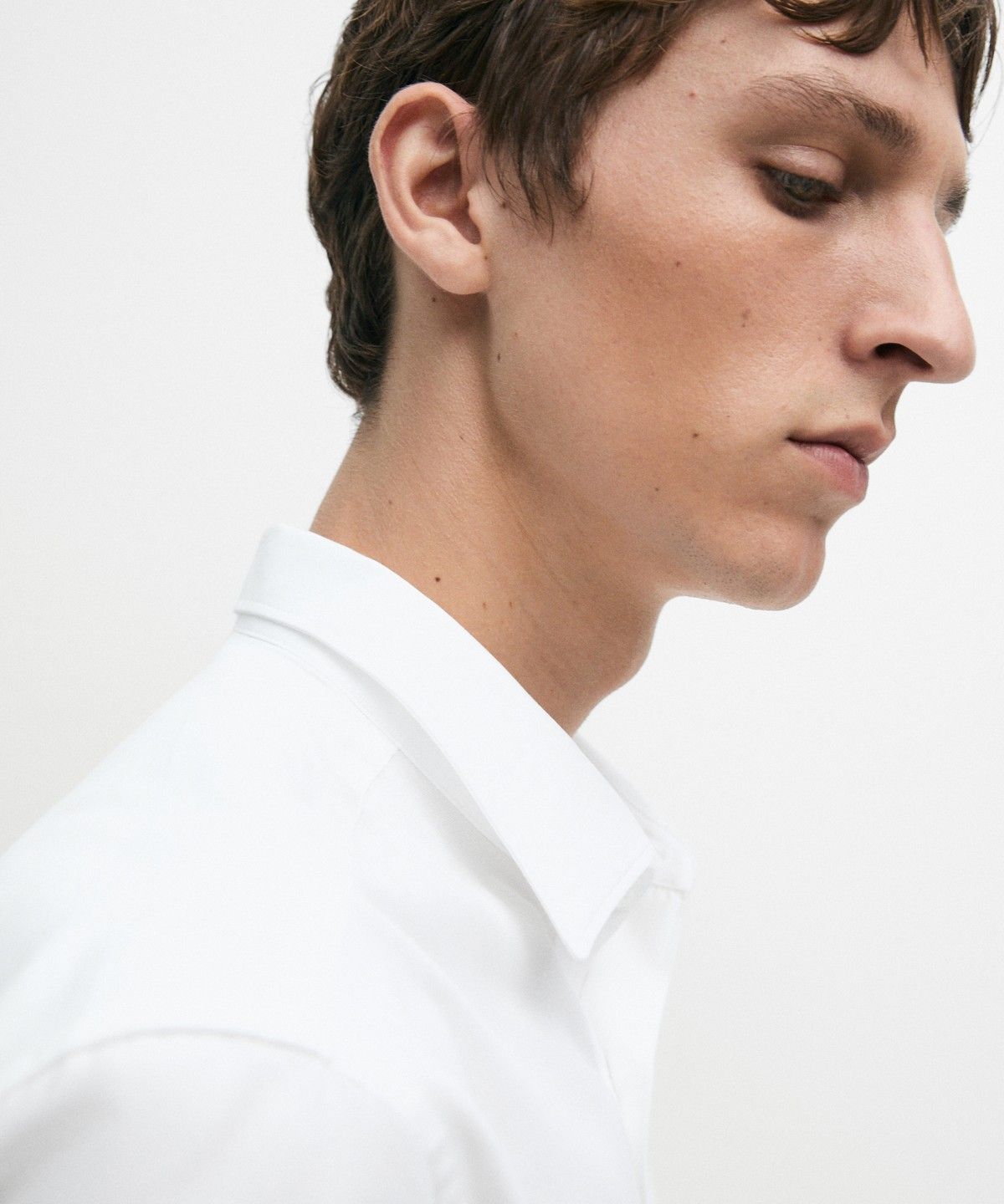 마시모두띠(MASSIMO DUTTI) 100% 코튼 레귤러 핏 셔츠