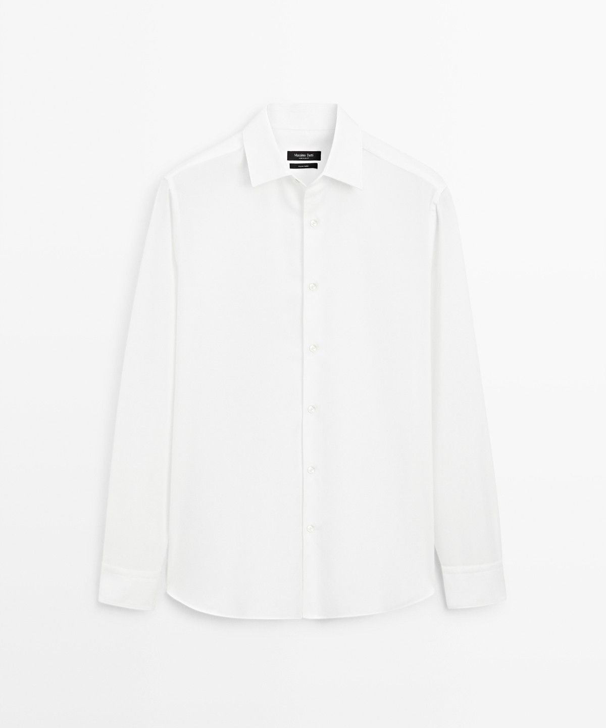 마시모두띠(MASSIMO DUTTI) 100% 코튼 레귤러 핏 셔츠