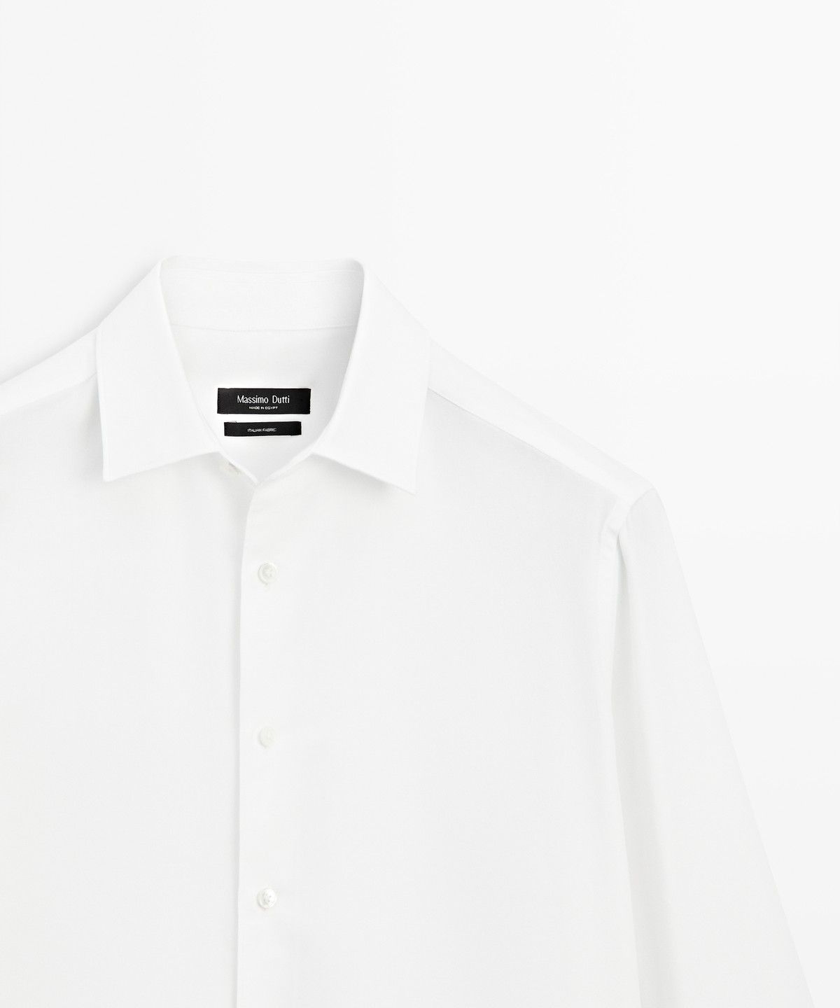 마시모두띠(MASSIMO DUTTI) 100% 코튼 레귤러 핏 셔츠