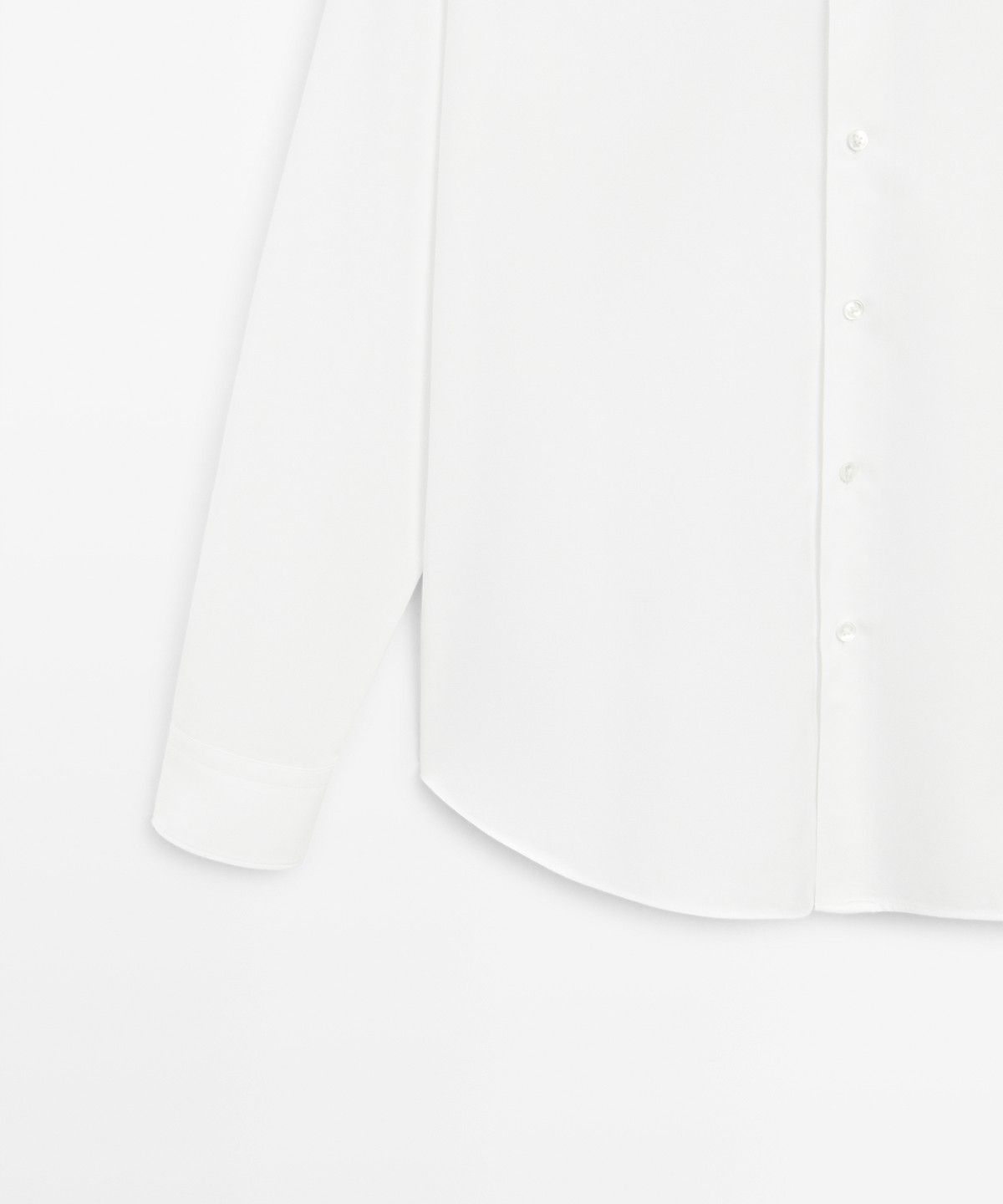 마시모두띠(MASSIMO DUTTI) 100% 코튼 레귤러 핏 셔츠