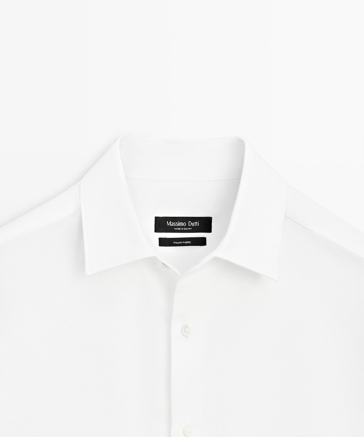 마시모두띠(MASSIMO DUTTI) 100% 코튼 레귤러 핏 셔츠