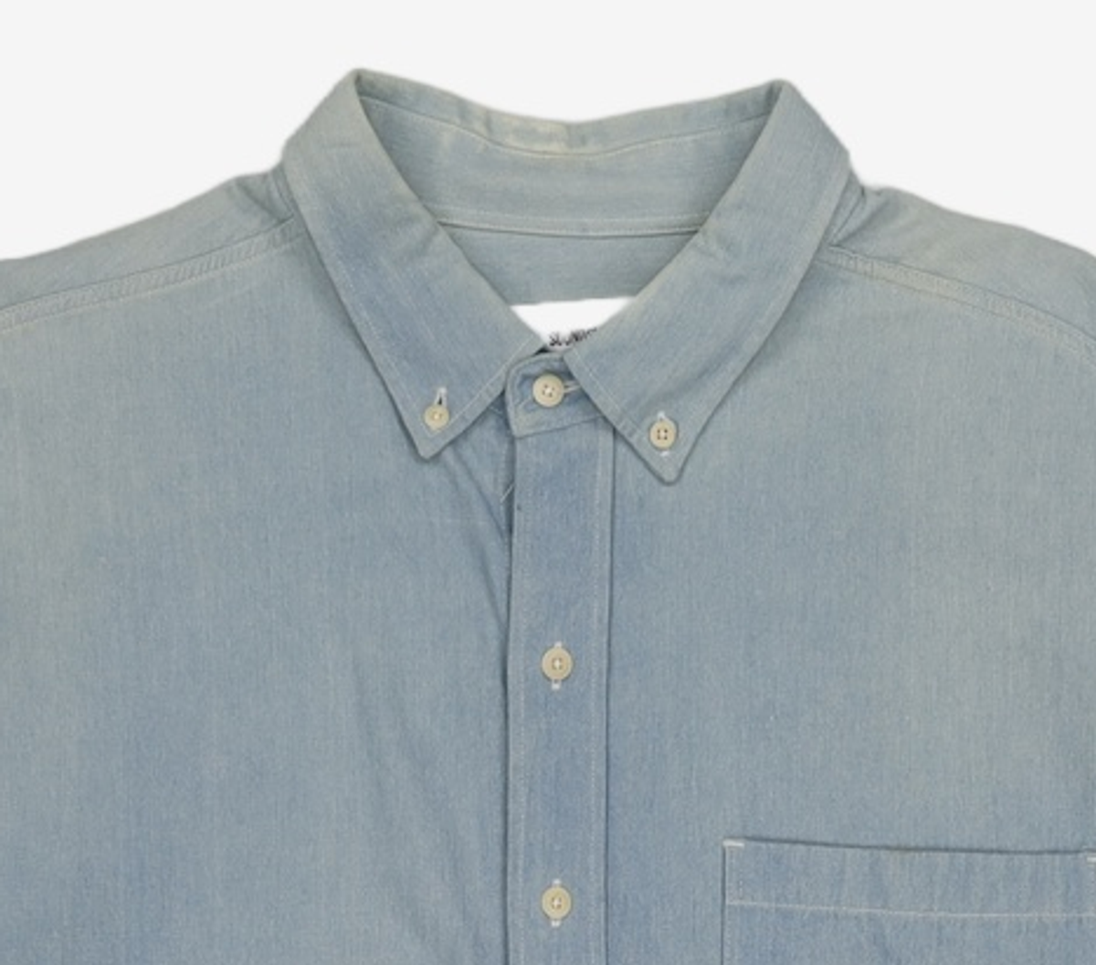 사운즈라이프(SOUNDSLIFE) [SS21] Button-down Shirt Big Boy Fit Blue L