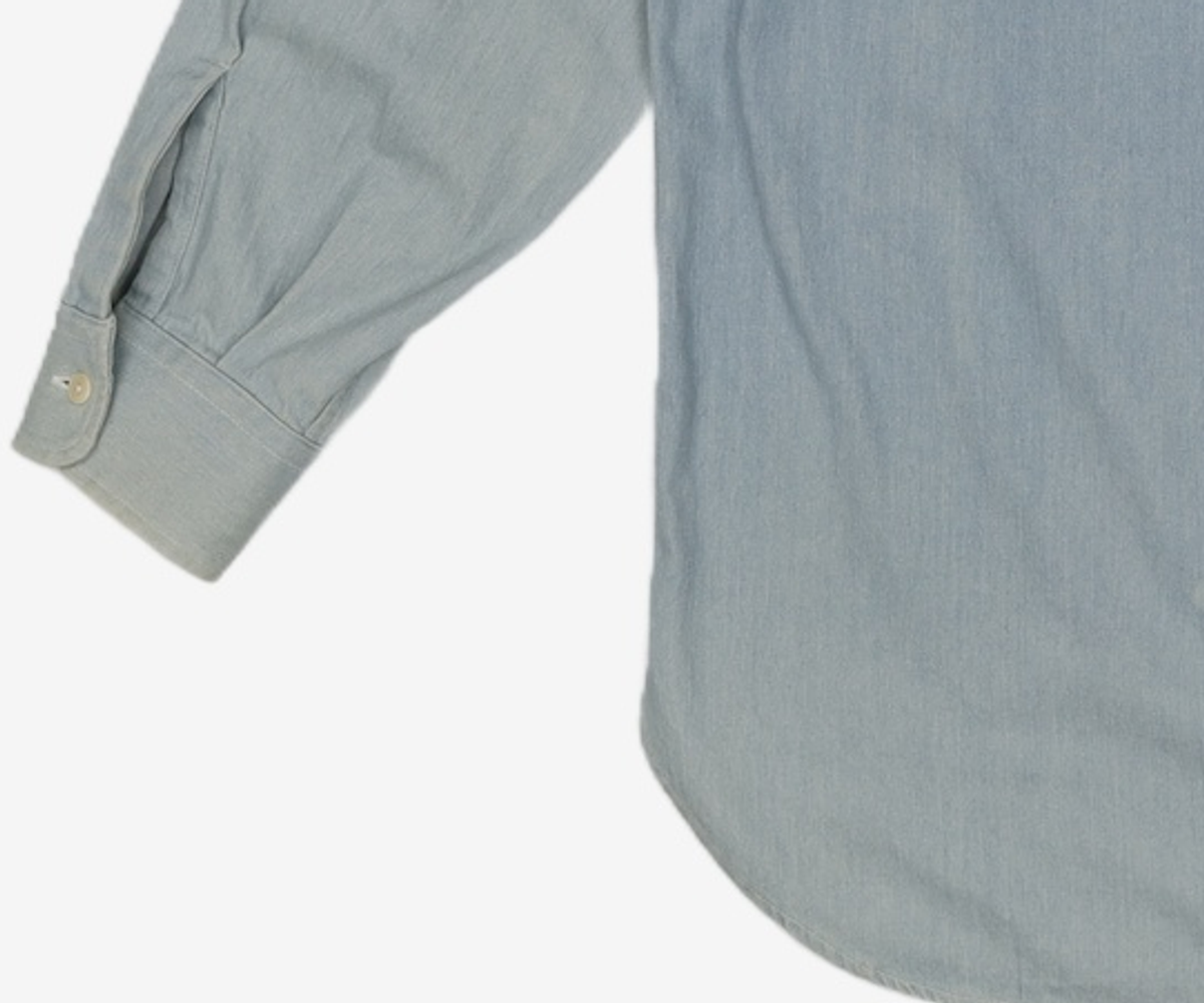 사운즈라이프(SOUNDSLIFE) [SS21] Button-down Shirt Big Boy Fit Blue L