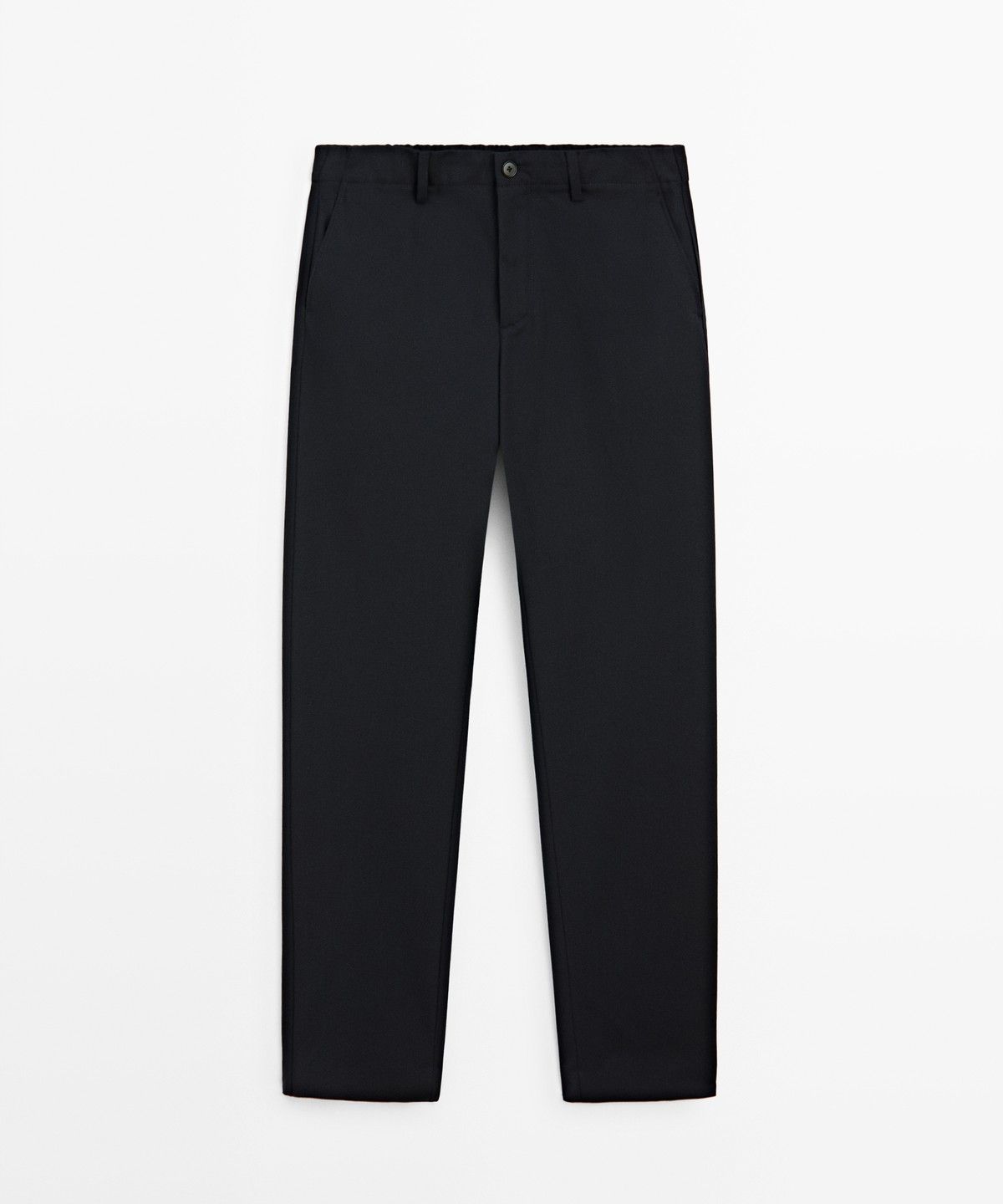 마시모두띠(MASSIMO DUTTI) 100% 쿨 울 텍스처드 팬츠