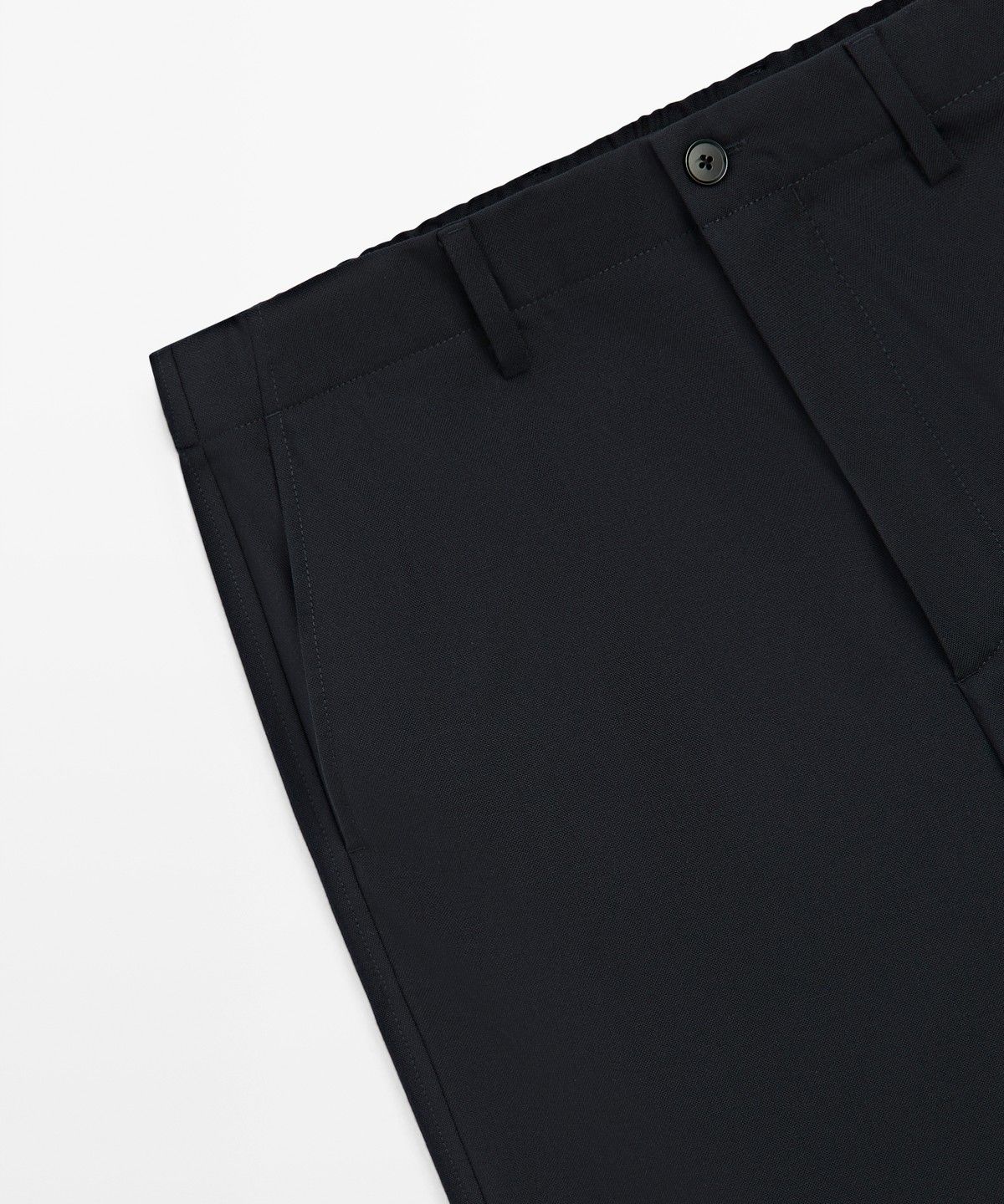 마시모두띠(MASSIMO DUTTI) 100% 쿨 울 텍스처드 팬츠