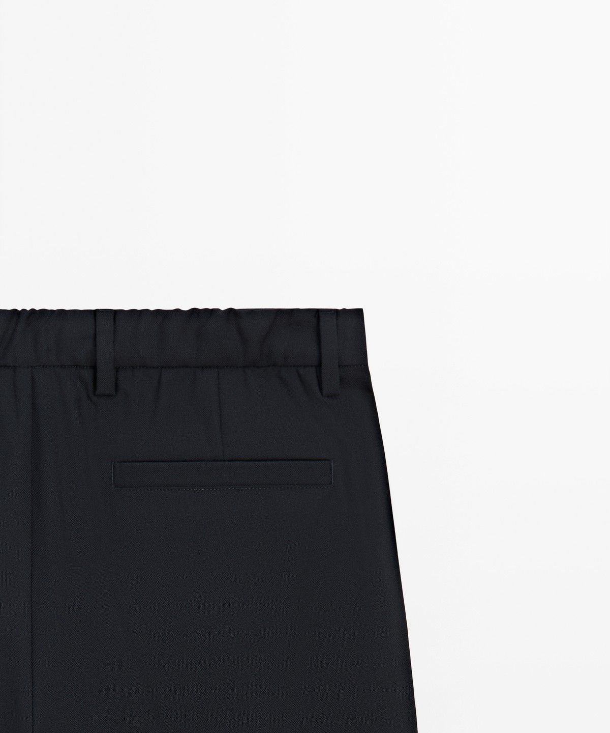 마시모두띠(MASSIMO DUTTI) 100% 쿨 울 텍스처드 팬츠