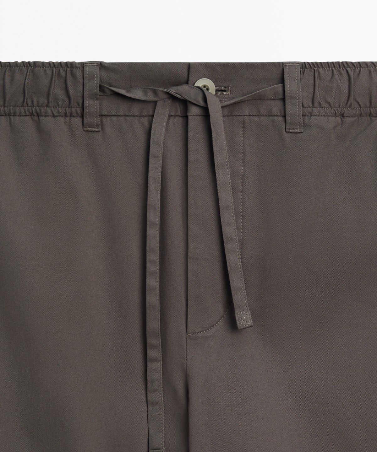 마시모두띠(MASSIMO DUTTI) 코튼 혼방 조거핏 팬츠