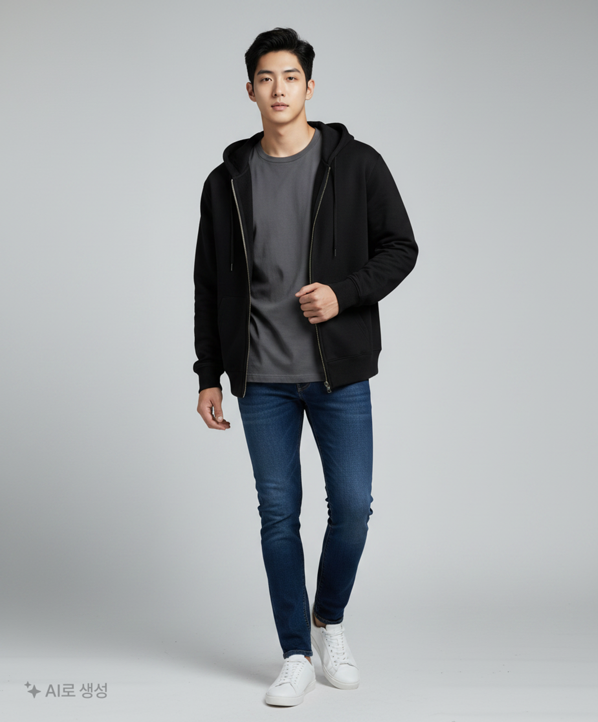토피(TOFFEE) 후드 집업 L