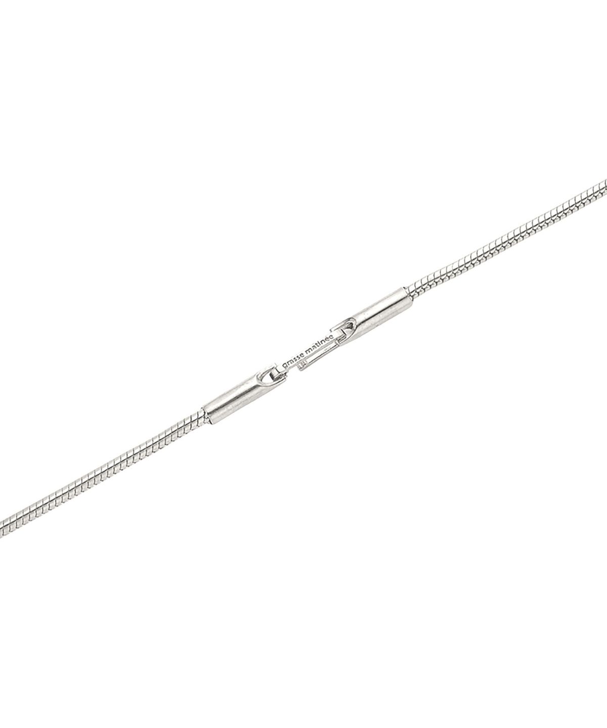 그라스마티네(GRASSE MATINEE) Pipe Snake Chain Necklace Silver