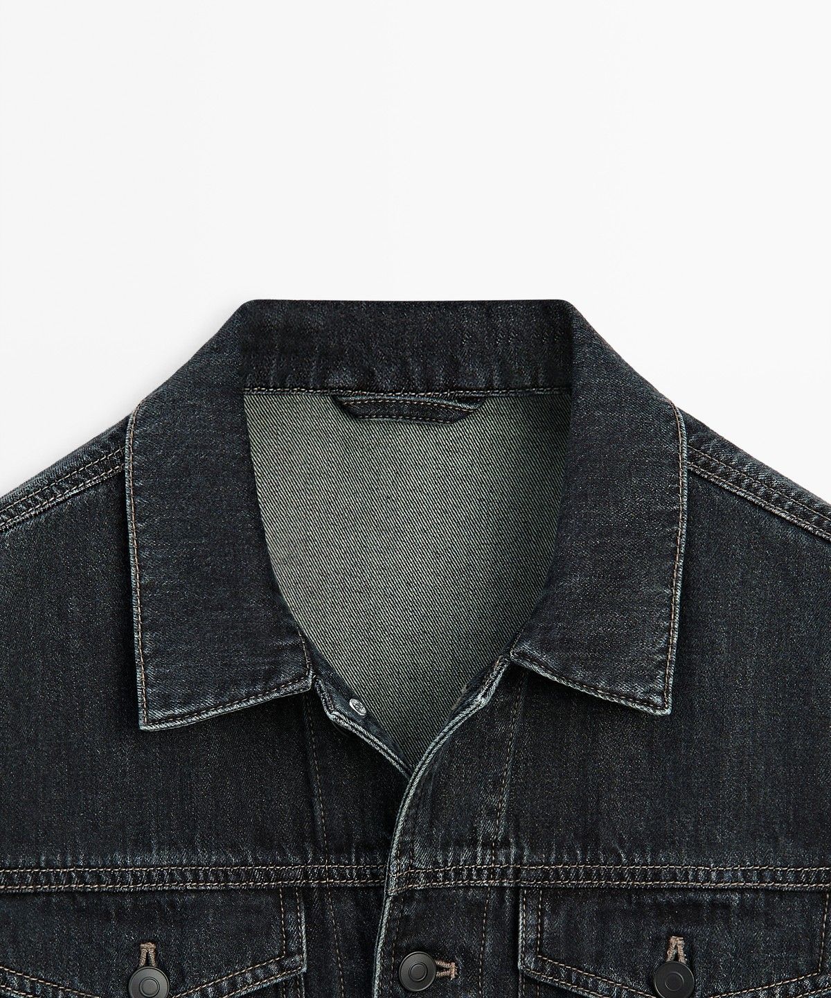 마시모두띠(MASSIMO DUTTI) 레귤러 핏 코튼 데님 재킷
