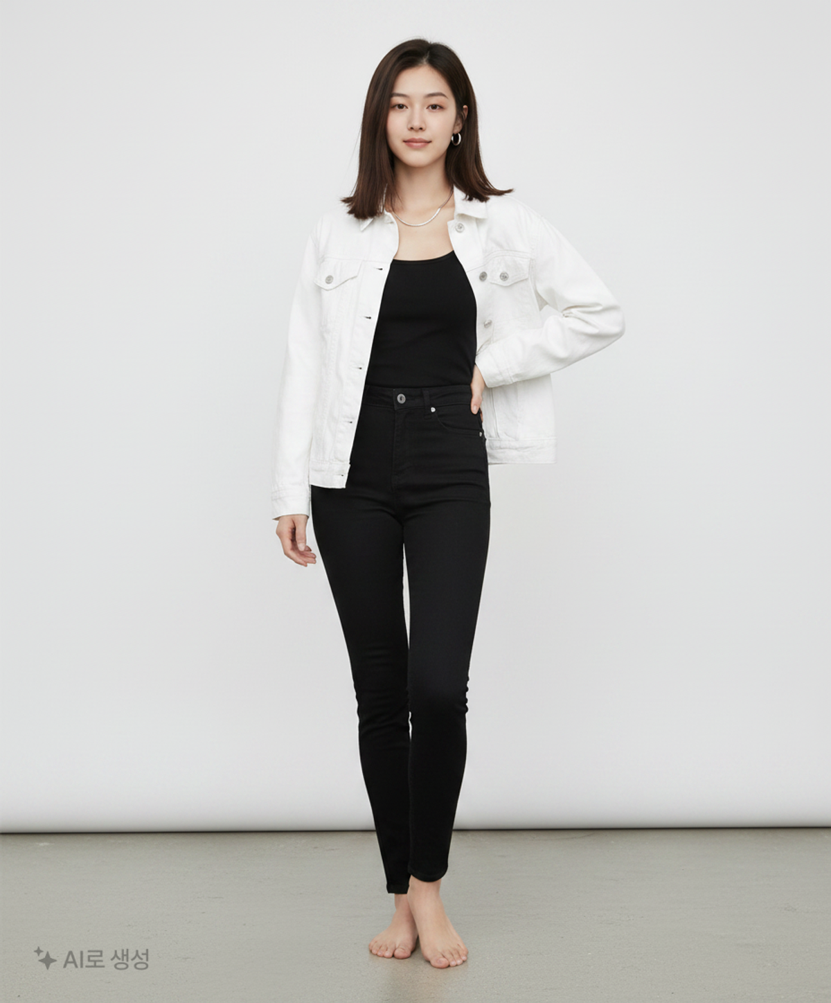 에이치앤엠(H&M) 데님/트러커 재킷 160