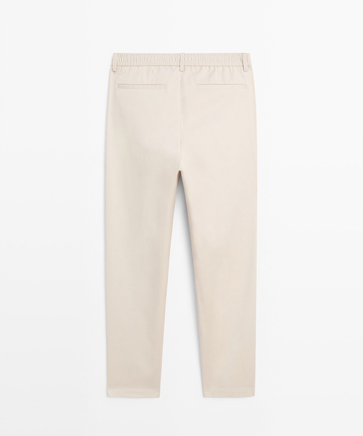 마시모두띠(MASSIMO DUTTI) 코튼 혼방 조거핏 팬츠