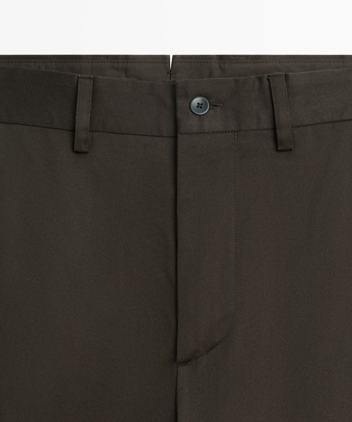 마시모두띠(MASSIMO DUTTI) 100% 코튼 와이드 핏 팬츠