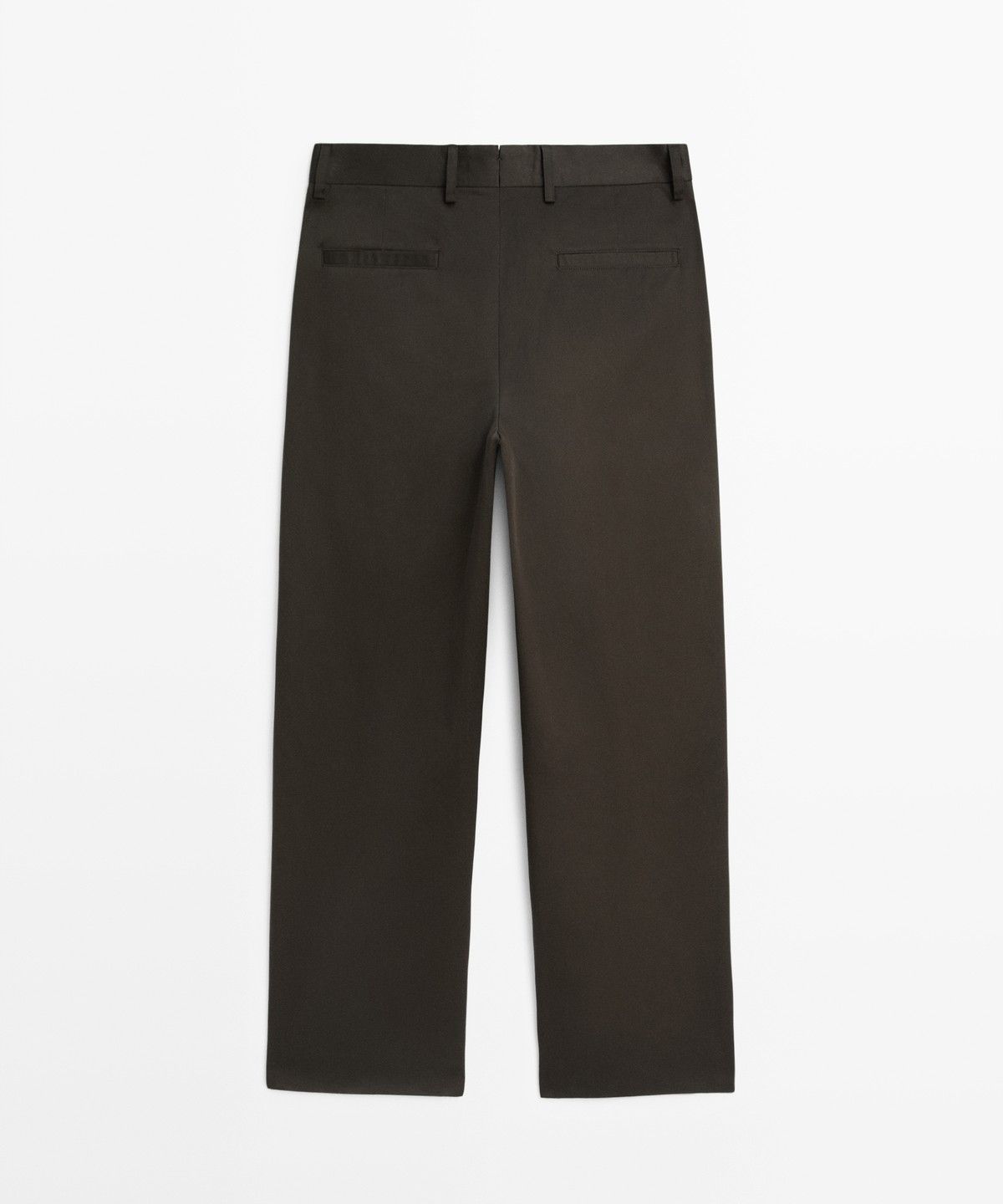 마시모두띠(MASSIMO DUTTI) 100% 코튼 와이드 핏 팬츠