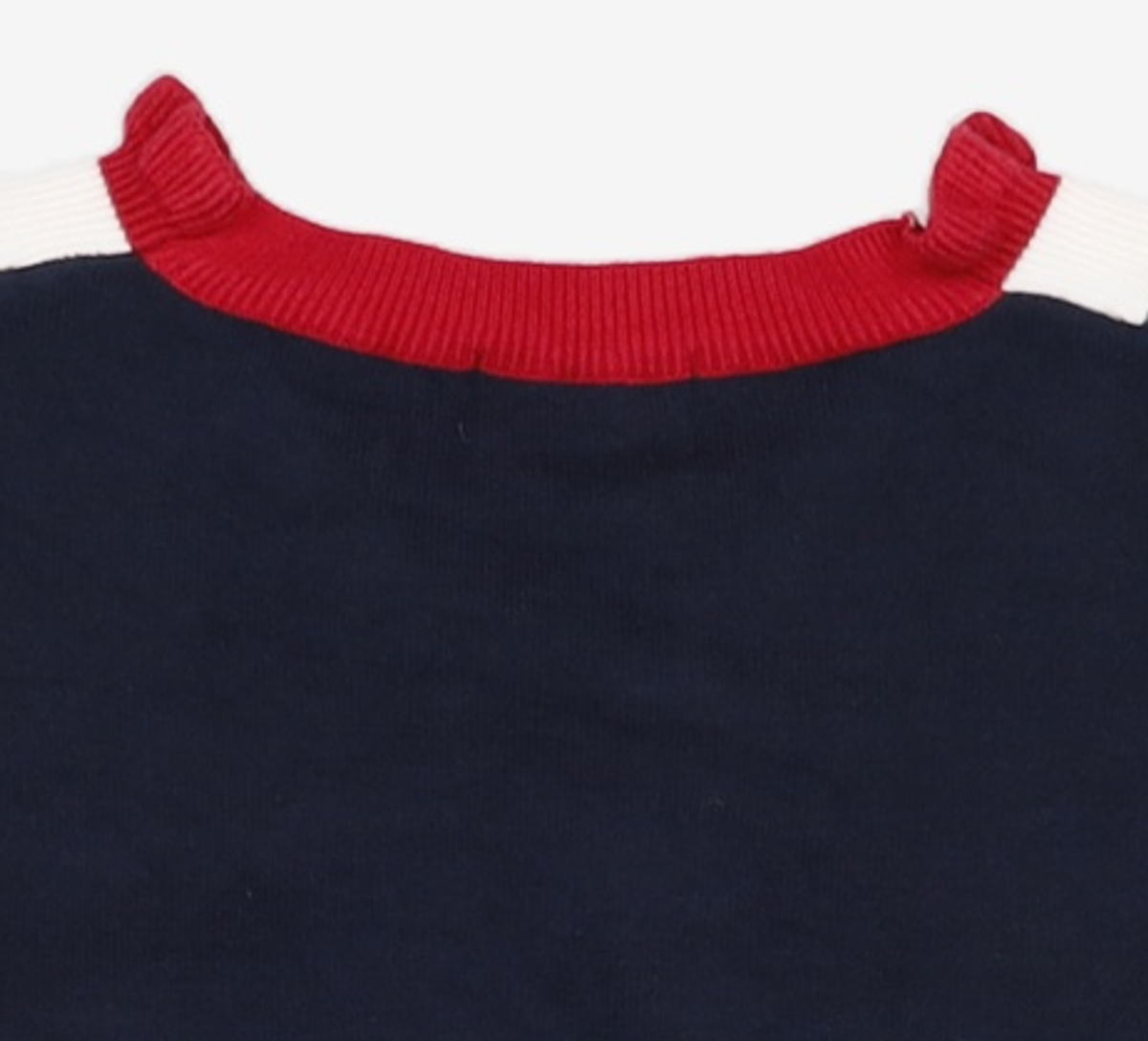 엽페(YUPPE) V color knit_navy FREE