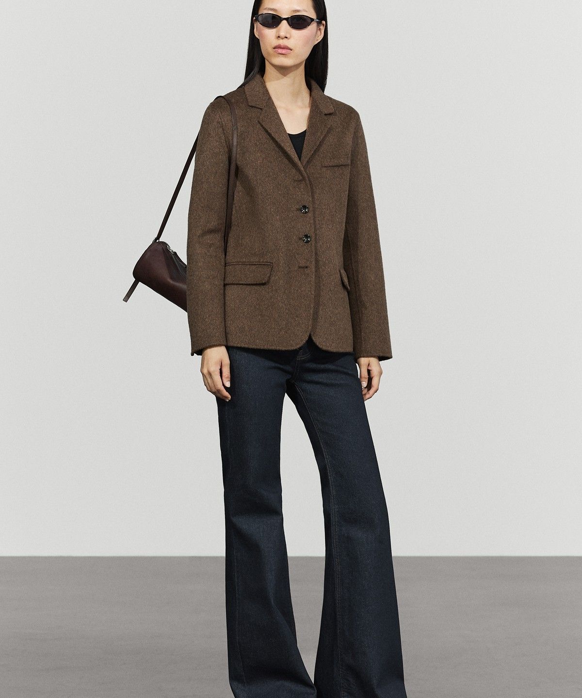 마시모두띠(MASSIMO DUTTI) 울 블렌드 블레이저