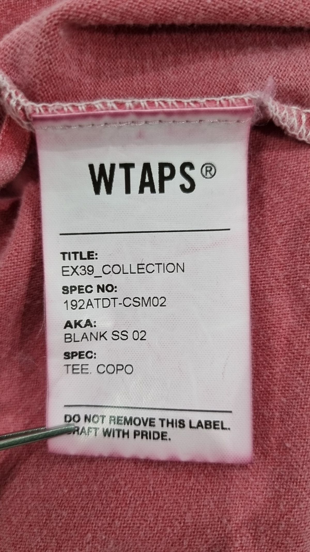 더블탭스(WTAPS) 반소매 티셔츠 XXXL