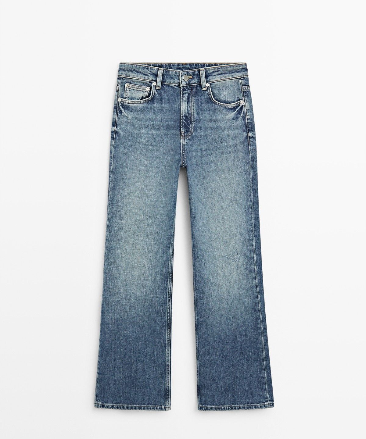 마시모두띠(MASSIMO DUTTI) 하이라이즈 부츠컷 데님