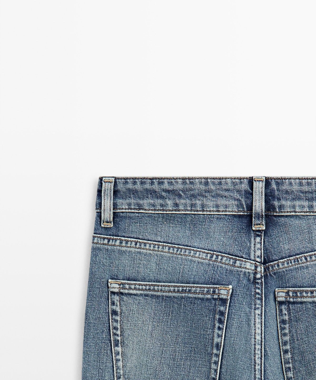마시모두띠(MASSIMO DUTTI) 하이라이즈 부츠컷 데님