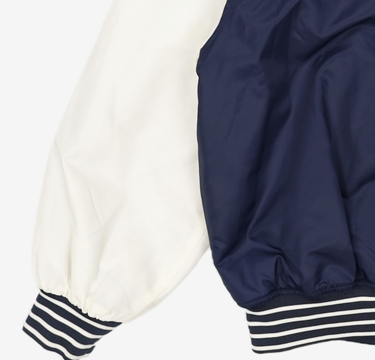 오아이오아이 컬렉션(OIOI COLLECTION) SERIF LOGO STADIUM JACKET [NAVY] L