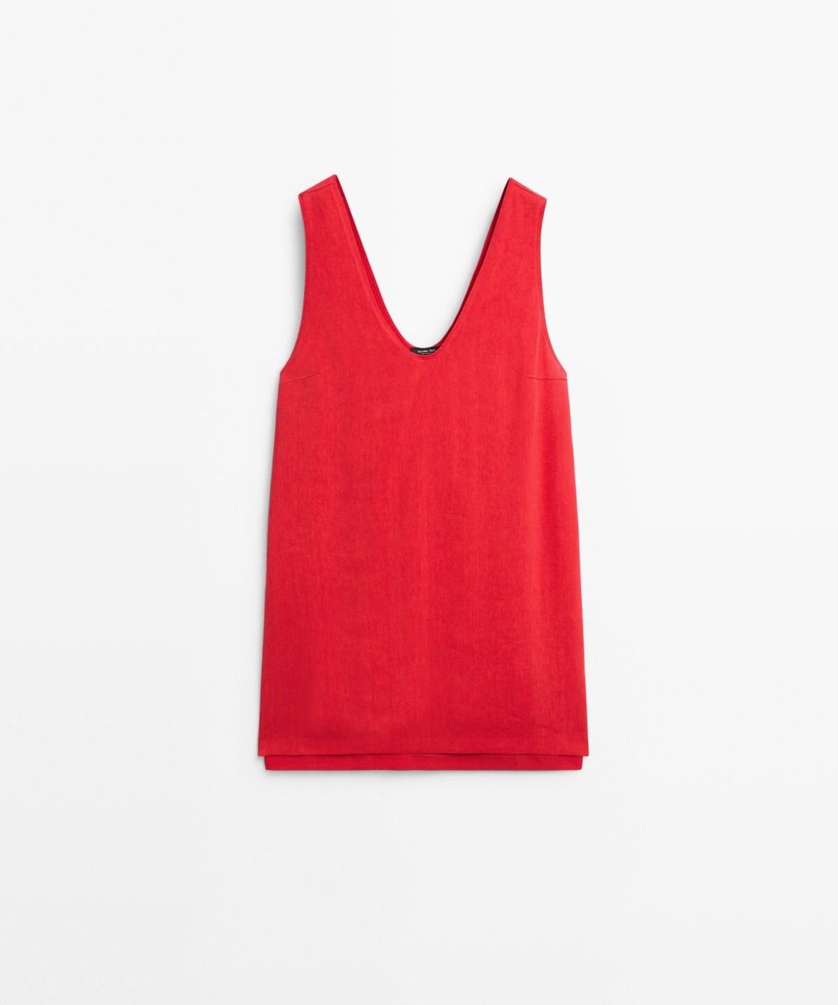 마시모두띠(MASSIMO DUTTI) 더블 패브릭 미니 원피스