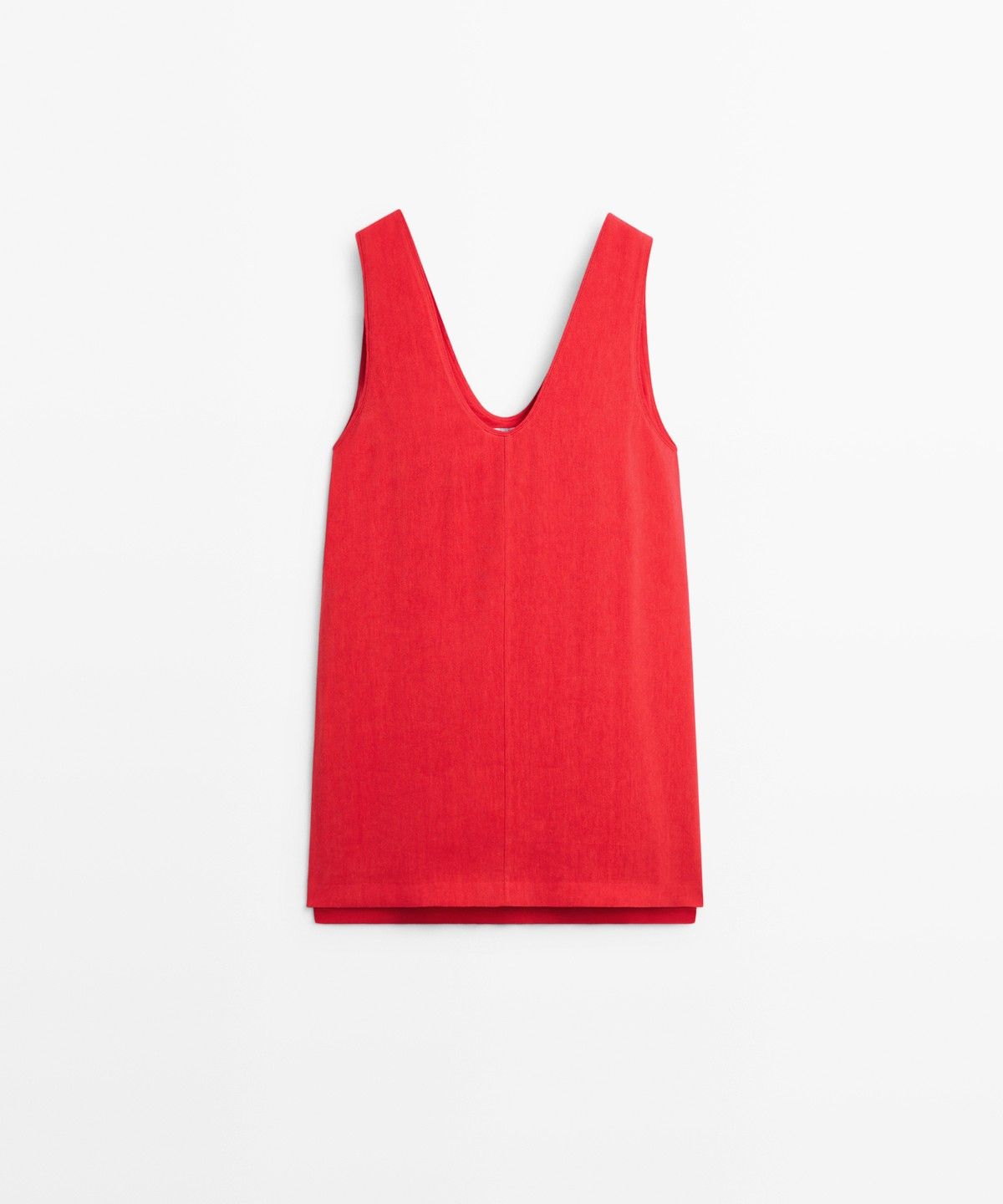 마시모두띠(MASSIMO DUTTI) 더블 패브릭 미니 원피스