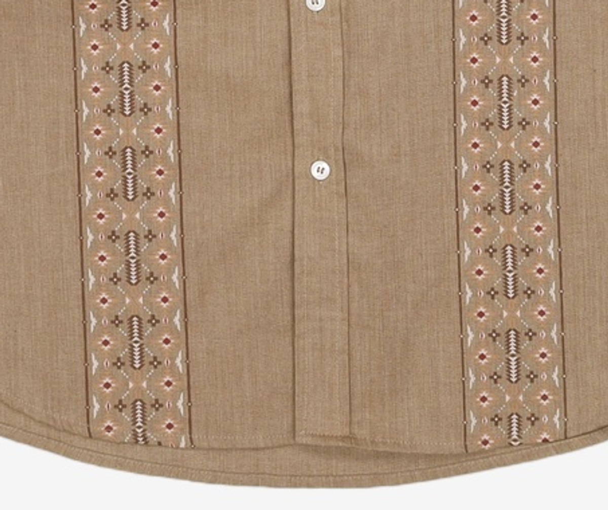 오가프(OGARP) Navaho Pringting Long Sleeve Shirt Beige 3
