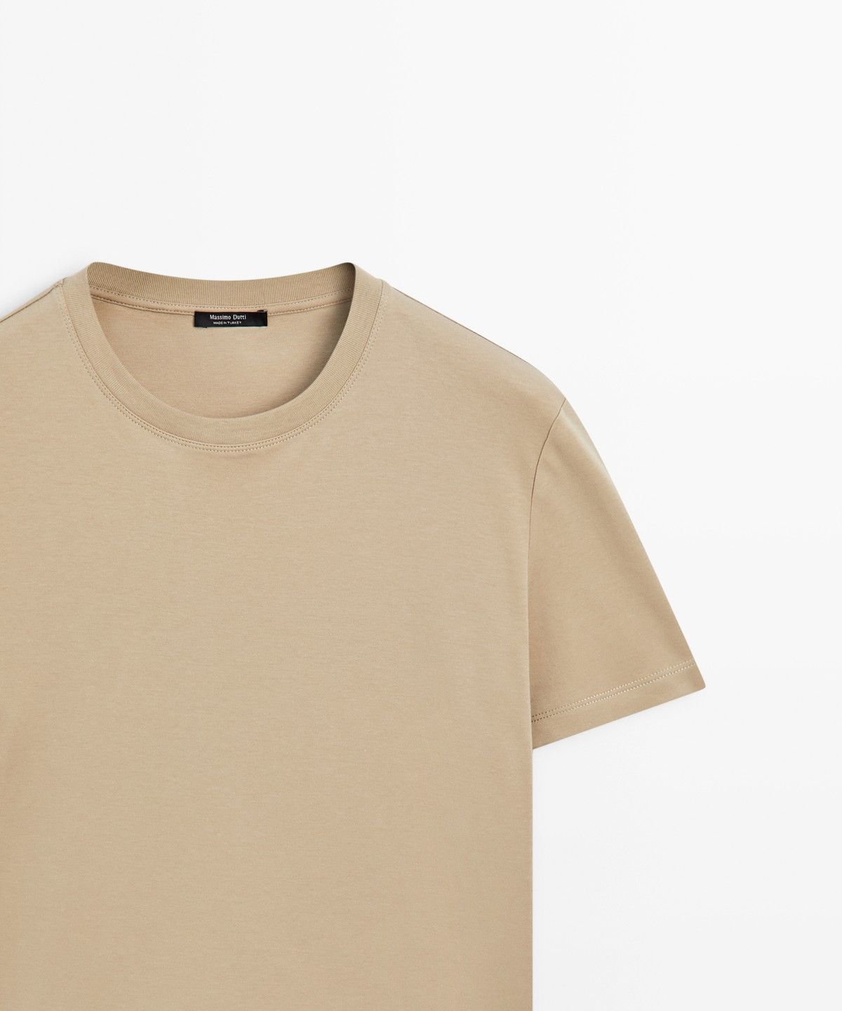 마시모두띠(MASSIMO DUTTI) 레귤러 핏 반팔 티셔츠