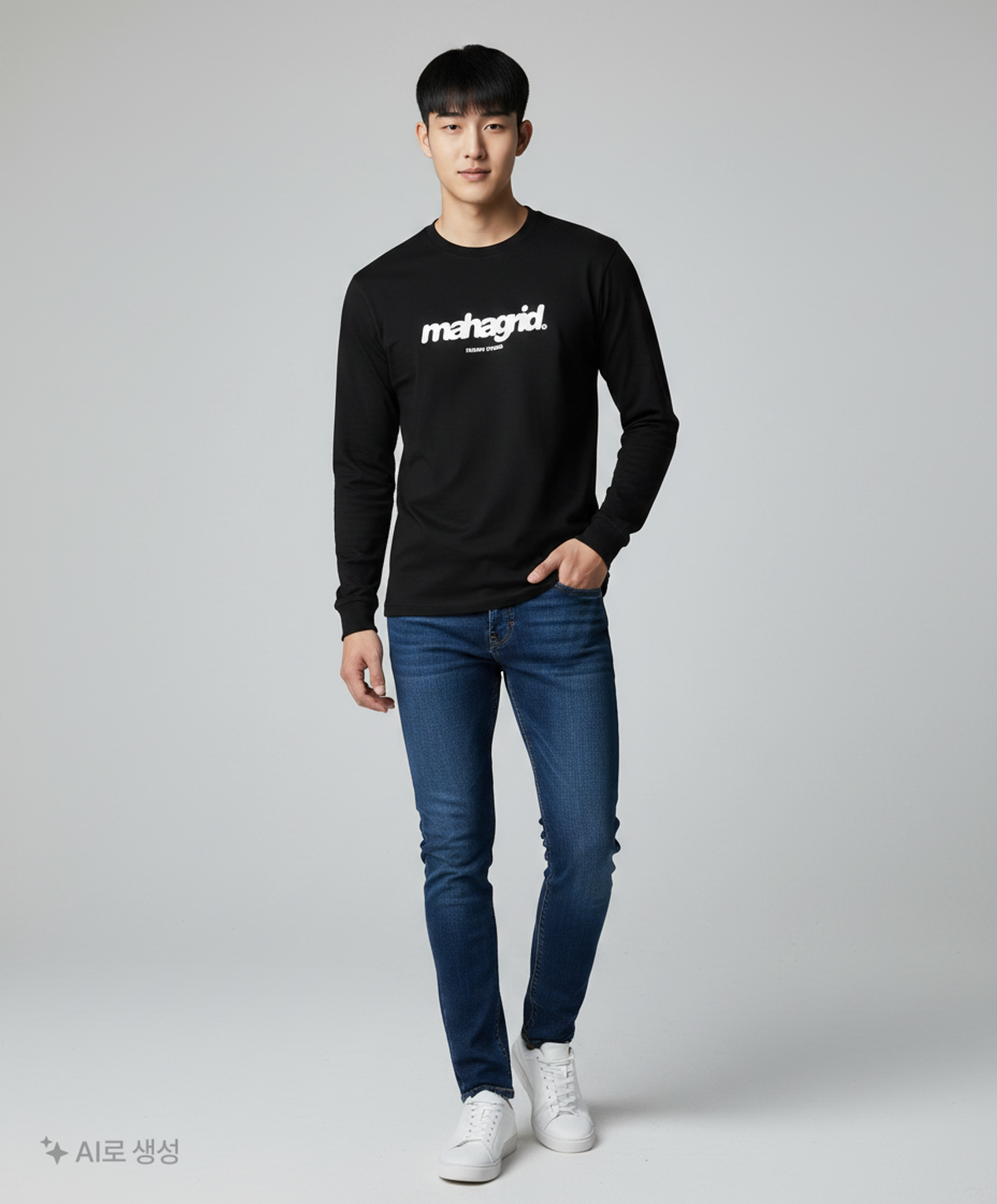 마하그리드(MAHAGRID) 긴소매 티셔츠 L