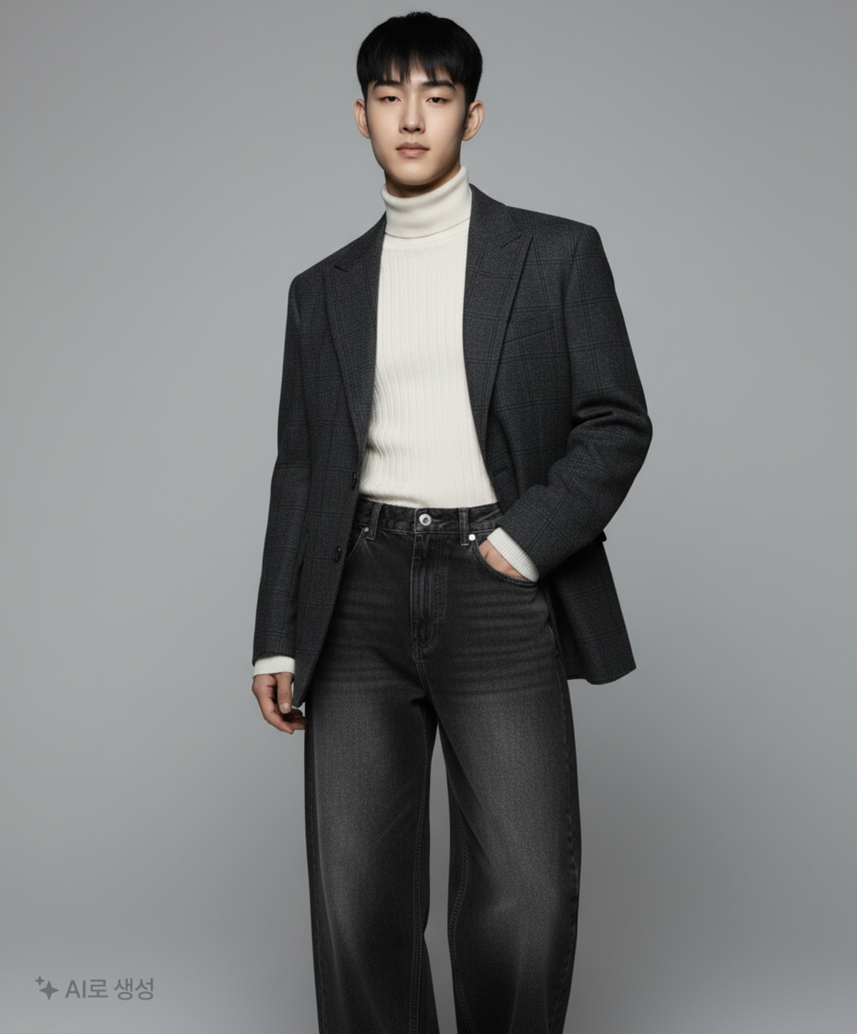 엑스컨테이너(EXCONTAINER) 청/데님 팬츠 L