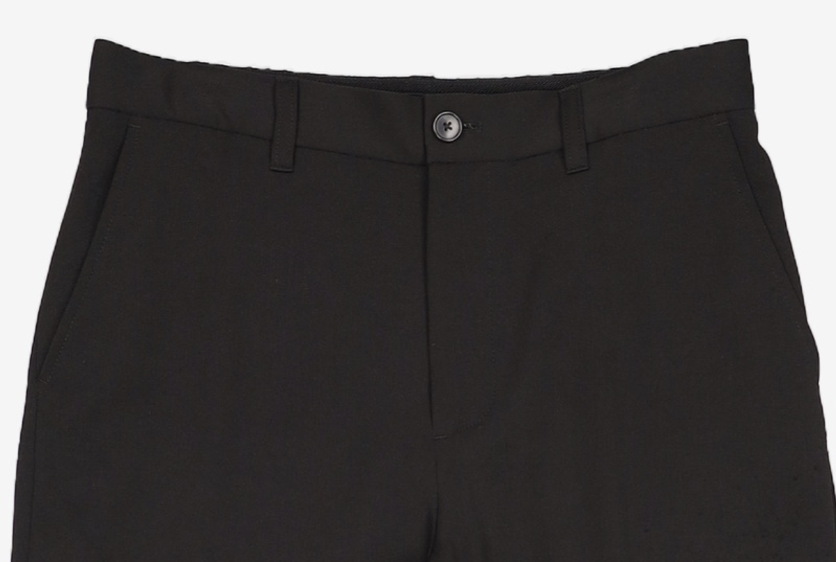 커스텀멜로우(CUSTOMELLOW) [Essentials] Black Loose Fit Setup Pants C9PAM26421BKX S