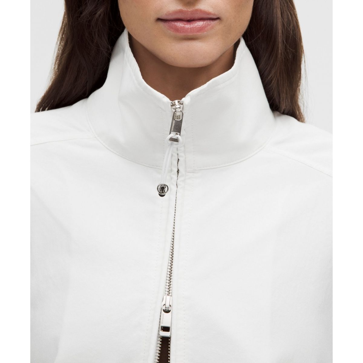 룰루레몬(LULULEMON) LuluLinen 퍼넬넥 재킷  WHT