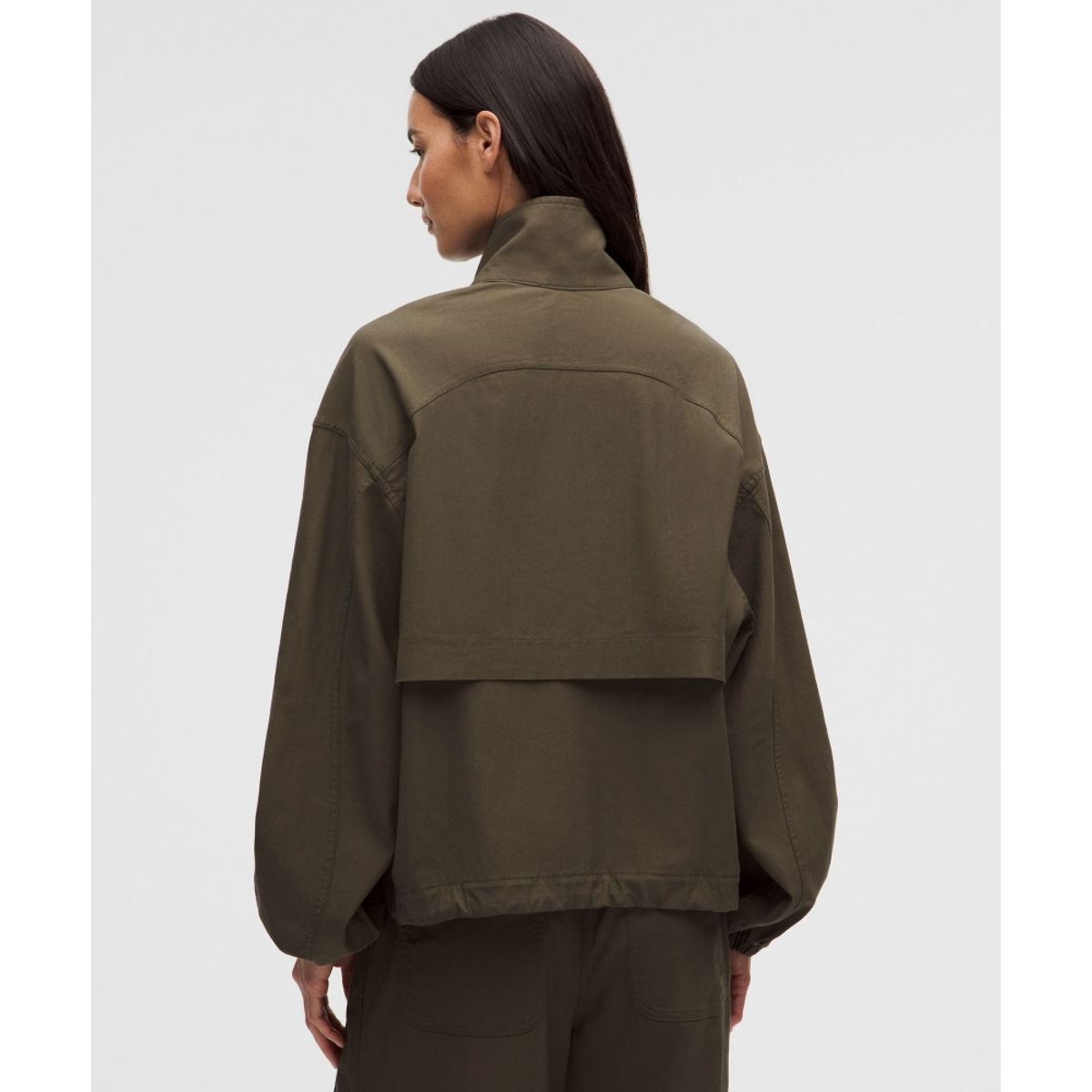 룰루레몬(LULULEMON) LuluLinen 퍼넬넥 재킷  OVBR